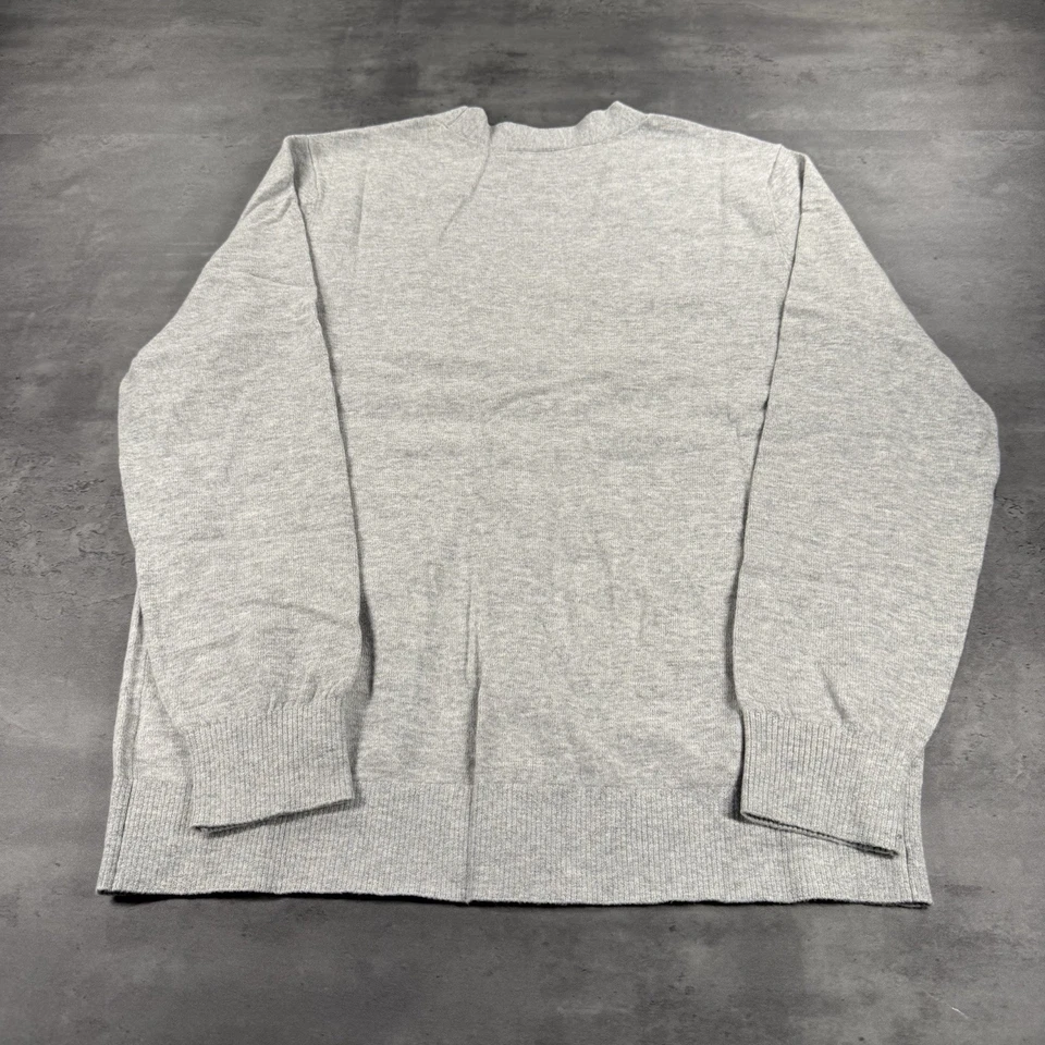 GAP Cárdigan Suéter Para Hombres Gris Medio Clásico Abotonado CashSoft Mezcla de Algodón Foto 2 de 4