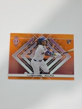 2025 Topps Transcendent Luisangel Acuna Chrome Orange RC /25 #48 SSP Mets Rookie