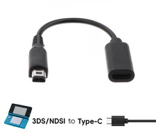 USB Type-C Adapter Converter Charger Cable for Nintendo New/3DS/2DS/DSi/XL/LL