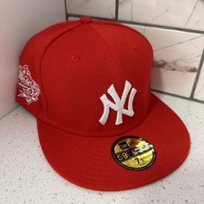 New York Yankees New Era 59Fifty Fitted Men's Hat - Red