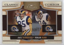 2009 Donruss Classics Classic Combos Silver Jack Youngblood Merlin Olsen HOF 0q3