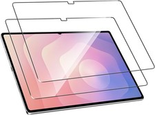 2 Pack Full Coverage 9H Tempered Glass Screen Protector for Samsung Galaxy Tab S