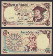 Portugal Banknote 500 ESCUDOS Ouro 1979 P.-170b FDS/UNC