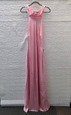New Show Me Your Mumu Lisa Maxi Dress Light Pink Luxe Satin Size XL