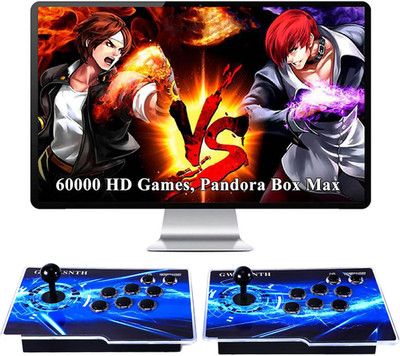 60000 in 1 Pandora Box Max Arcade Games Console, Plug and Play Video Games,1280X