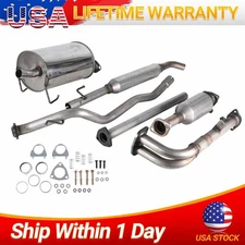 For Honda CR-V 1997-01 Front Pipe+Catalytic+Resonator+Muffler Exhaust System Kit