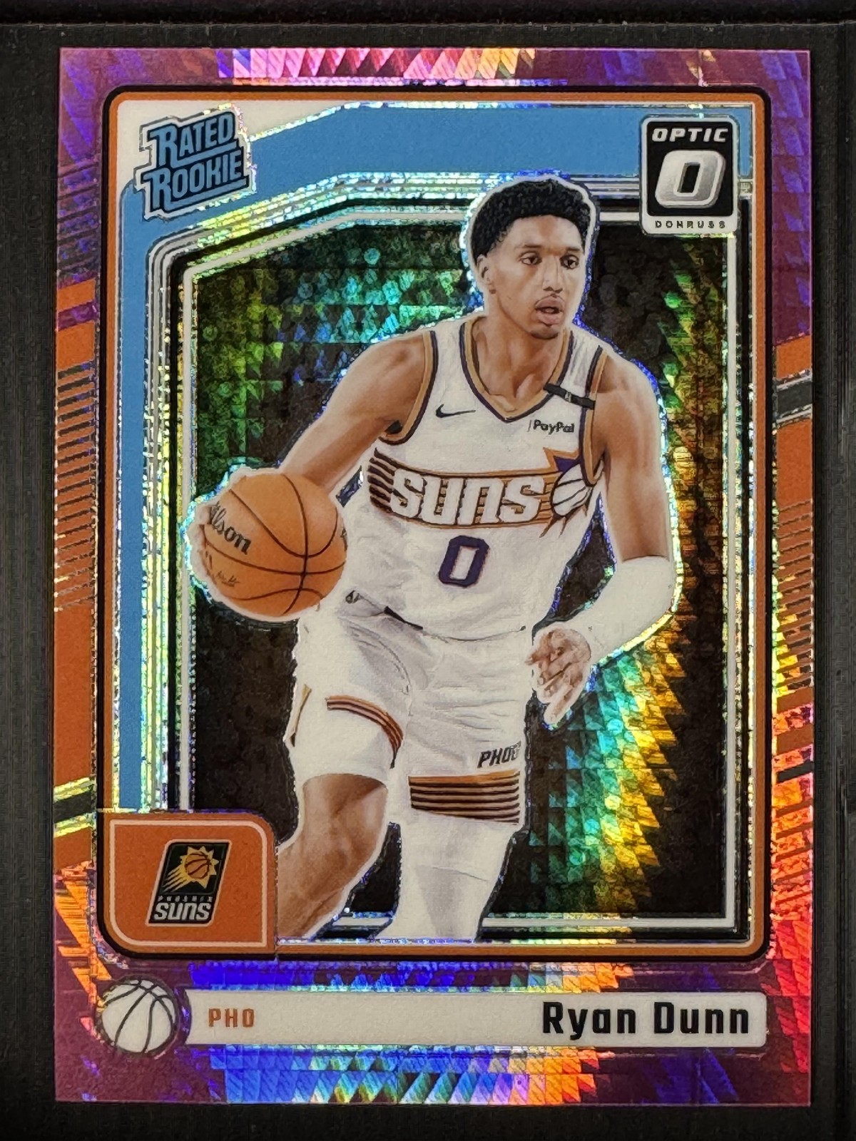 2024-25 Donruss Optic Hyper Pink #279 Ryan Dunn Phoenix Suns Rookie