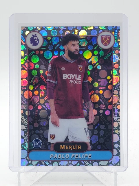 PABLO FELIPE 2025-26 TOPPS MERLIN CHROME ROOKIE VINTAGE WEST HAM UNITED Q4354