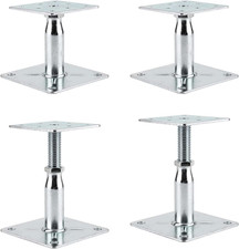4 Pack Adjustable Support Jack for the Floor,Deck Foundation,Post Floor Joist Ja