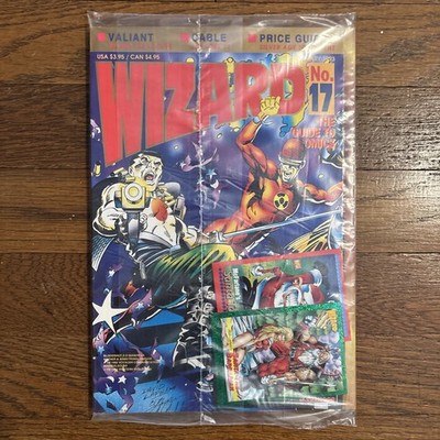 Wizard Magazine Price Guide #17 Poly Bagged 199 SEALED with Cards. McFarlane