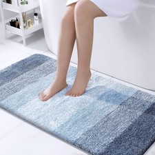 Bathroom Runner Rugs 44x24, Extra Soft Absorbent Microfiber Bath Rugs, Rubber...