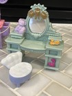 Fisher-Price Loving Family Dollhouse Bedroom Vanity Set Lot w/ Chair & Mirror — photo 4