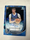 2025 Bowman Chrome Cooper Flagg Blue Geometric RC Auto