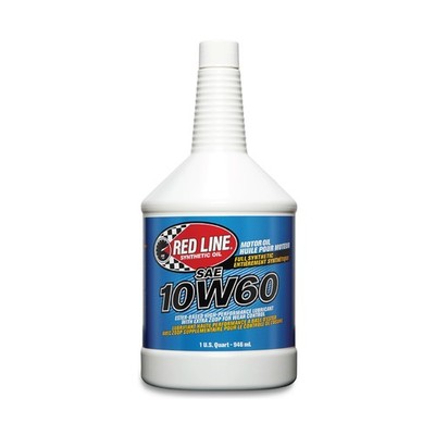 Red Line 11704 SAE 10W60 Fully Synthetic Motor Oil - 1 Quart (6 Pack)