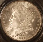1884-O Morgan Dollar. PCGS MS-64. Starts at .99. NO RESERVE