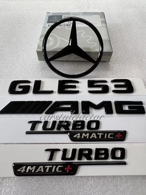 Mercedes Benz V167 GLE53 AMG TURBO 4MATIC+ Stern Embleme Aufkleber Badge Auto - Bild 1 von 3