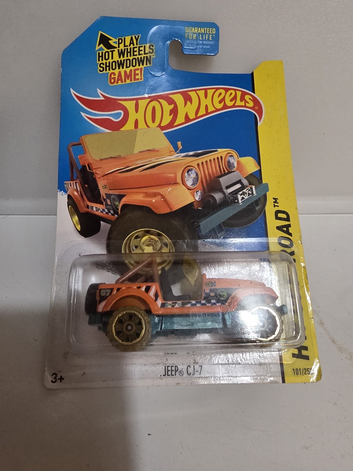 2015 Hot Wheels Treasure Hunt Jeep CJ-7 Limited Edition #101/250 New/Card B190