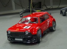 F. R. TC 105 1/8 SCALE GT CLEAR RC CAR BODY FITS TRAXXAS SLASH HOBAO VTE - 0110