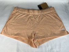 The North Face Womens Half Dome Logo Fleece Shorts Apricot Standard Size M - XXL