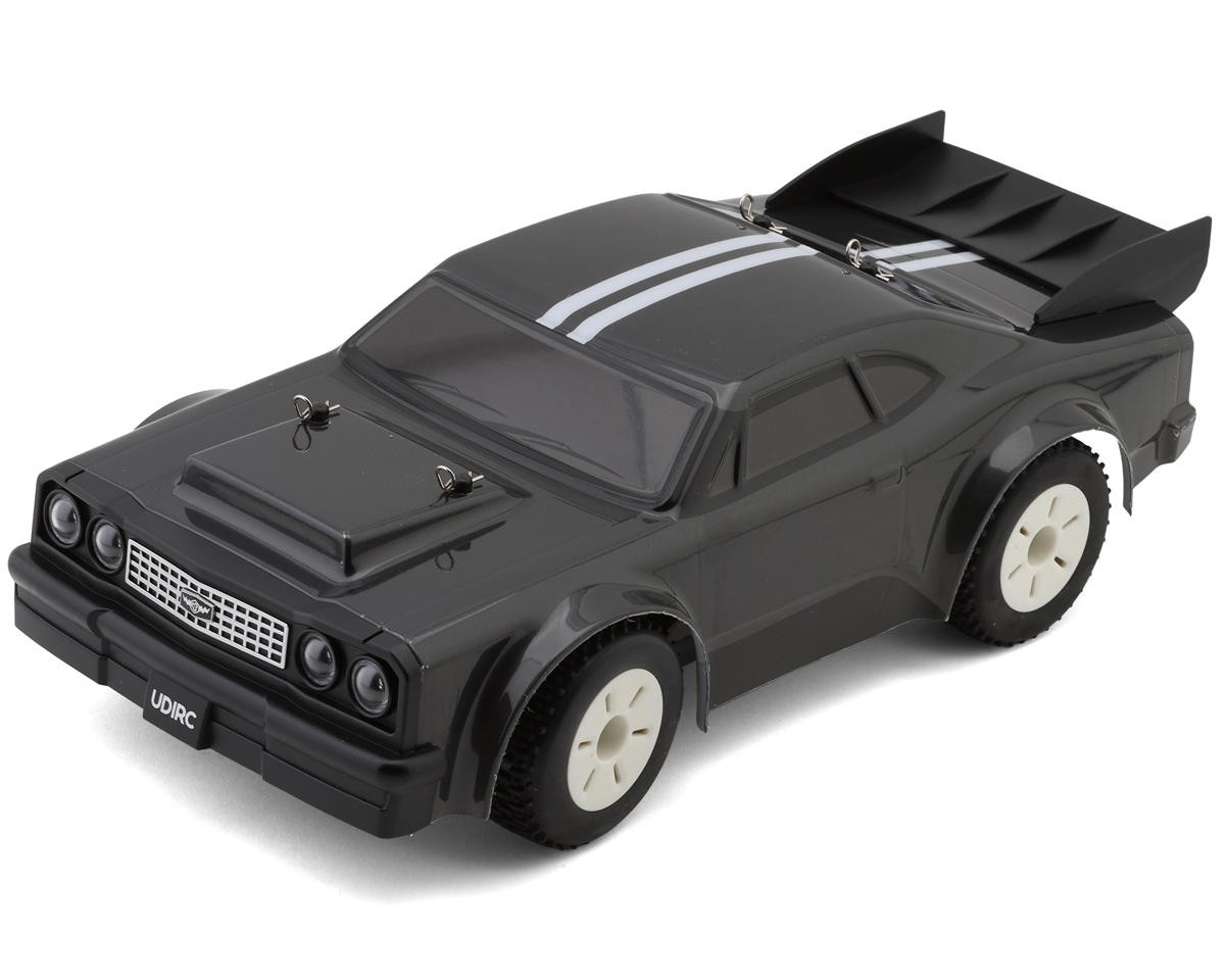 UDI RC 1/16  RTR Electric High Speed AWD Drag Racing Car (Brushed) (Black)