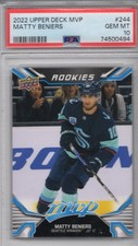 2022-23 Upper Deck MVP - Rookies Matty Beniers #244 (RC) PSA 10 