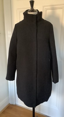ADD Down Black Hybrid Coat, Parka, IT 42 UK 10, US 4/6, NWT