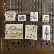 Stampin' Up Loads of Love Stamp Set Wood Mounted without Case