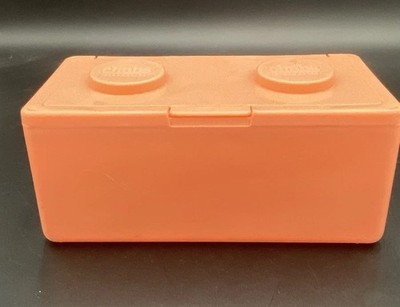 Vintage Chubs Stackable Lego Block Baby Wipes Peach Storage Container