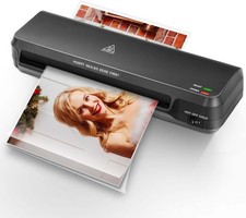 A4 Laminating Machine Hot Cold Laminator 2 Roller Fast Warm Up for Home Office