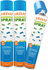 ARDAP Repell Ungezieferspray 3 X 750Ml - Insektenspray Bei Akutem Ungezieferbefa