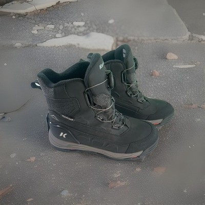 Korkers Black Omnitrax ''Snowmageddon'' Wading Boots Men's Size 11 WP