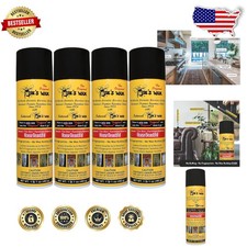 Old World Furniture Polish 4pk - Natural Bee's Wax, Cleans  Restores, No Buff