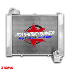 For 1961-1962 Chevrolet Chevy Corvette 5.3l Aluminum Cooling Radiator Mt 3 Row