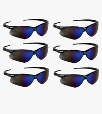 KleenGuard Nemesis Blue Mirror Safety Glasses Full Frame Regular 14481