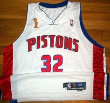 2004-05 Detroit Pistons Richard Hamilton Team Issued Auth Game Jersey Sz 50 Rbk