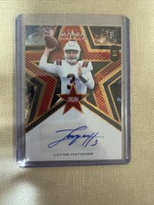 2024 Wild Card Automania American - Star Rainbow Fireworks Layne Hatcher #/1