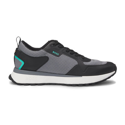 Boss Sneaker Herren Dunkelgrau Freizeit Sneaker mit Logo - Jonah Runn Größe 10