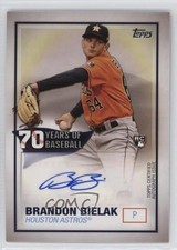 2021 Topps 70 Years of Baseball Series 2 Brandon Bielak #70YA-BB Auto 0s9d
