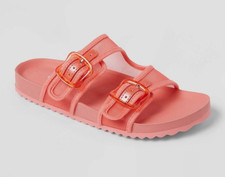 Kids' Kaia Mesh Footbed Sandals Coral Red - Cat Jack - CHOOSE SIZE