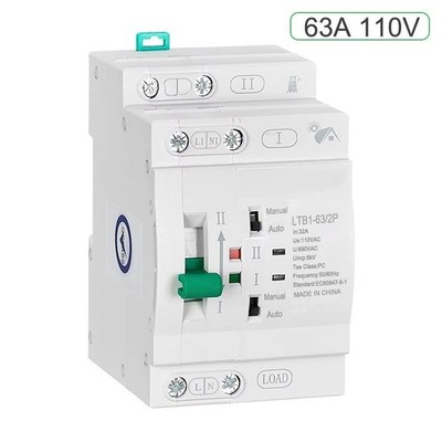 110V 2P für ATS Schalter mit 16A 32A 40A 50A 63A Nennstrom verfügbar