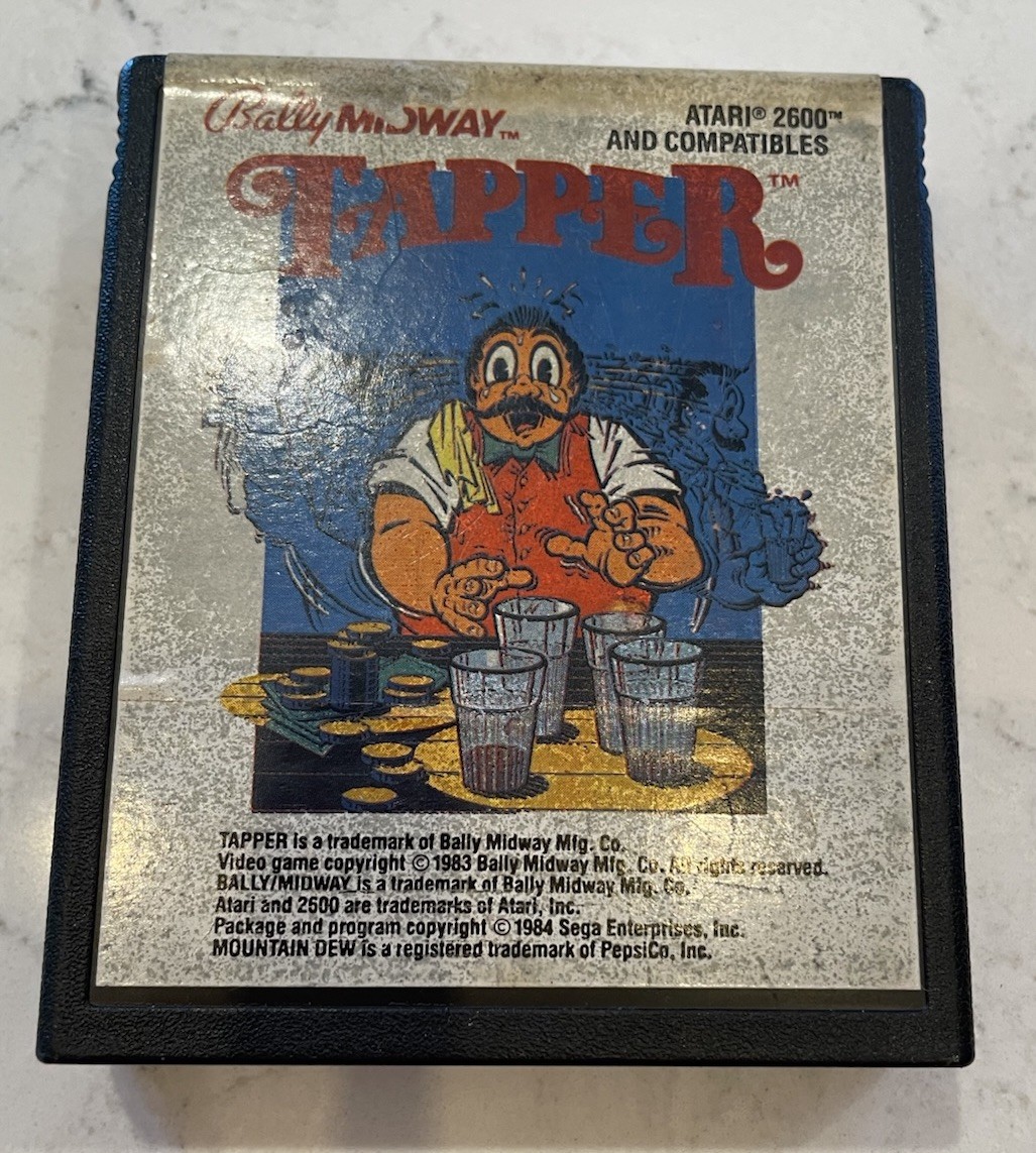 TAPPER for Atari 2600 (84) - Game Tested