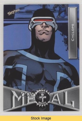 2020 Upper Deck Marvel X-Men Metal Universe Blue Cyclops #19 READ 0wz4