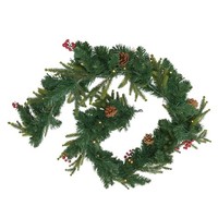 Weihnachtsgirlande Mit Beeren Und Zapfen, 180 Cm