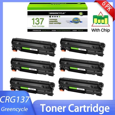 6PK CRG137 Toner for Canon ImageClass MF212w MF216n MF227dw MF229dw Printer