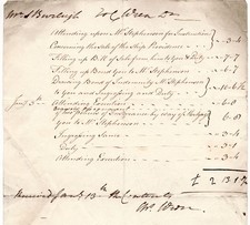 1780 Maritime Manuscript Account Coneyancing - Sale Ship Providence - Sunderland