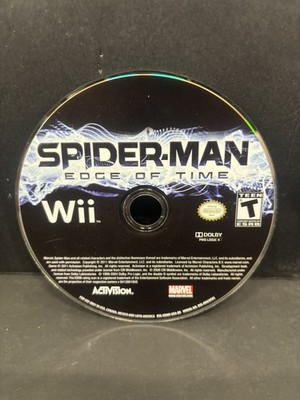 Spider-Man: Edge of Time (Nintendo Wii, 2011) Disc Only Tested Marvel Comics 