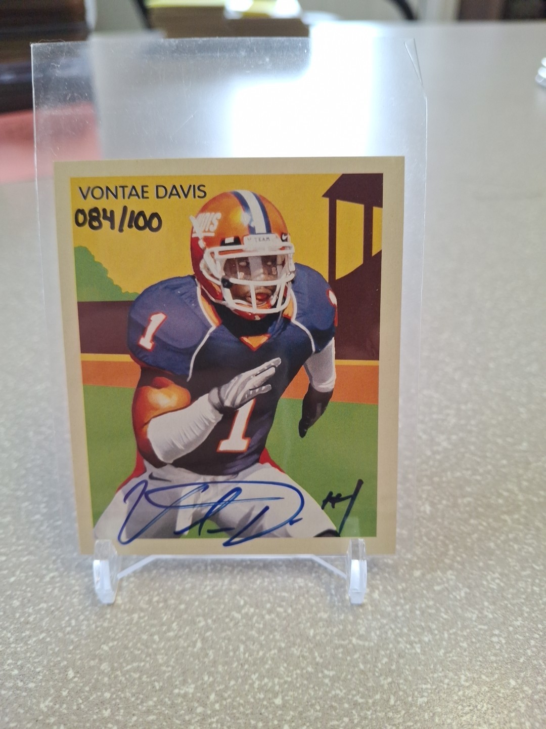 Vontae Davis Upper Deck Philadelphia National Chicle Autographs #NC96 Base