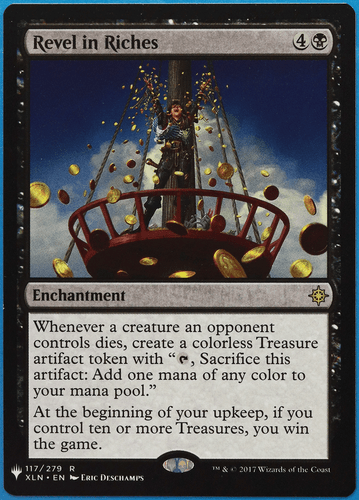 Revel in Riches (Mystery Booster) Ixalan NM Black Rare CARD (506423) ABUGames - Picture 1 of 2