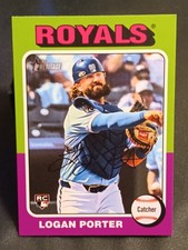 2024 Topps Heritage High Number - Logan Porter #625 (RC)