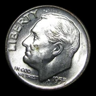 1953-D Roosevelt Dime Silver --- Gem BU+ FB Condition Coin --- #PP980